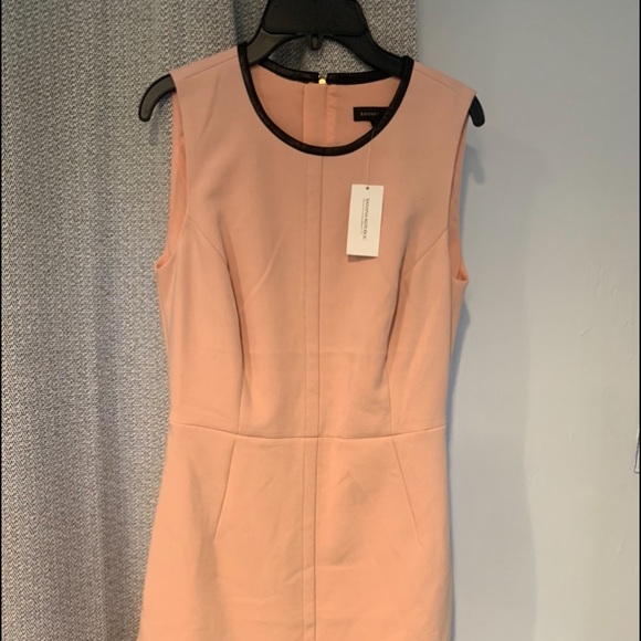NWT banana republic, sleeveless peach 🍑 color dress , size 4 - Picture 7 of 8